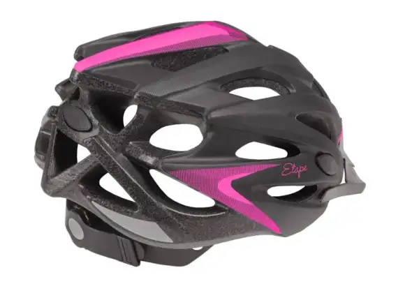 Etape Venus kask rowerowy czarna/różowa matowa