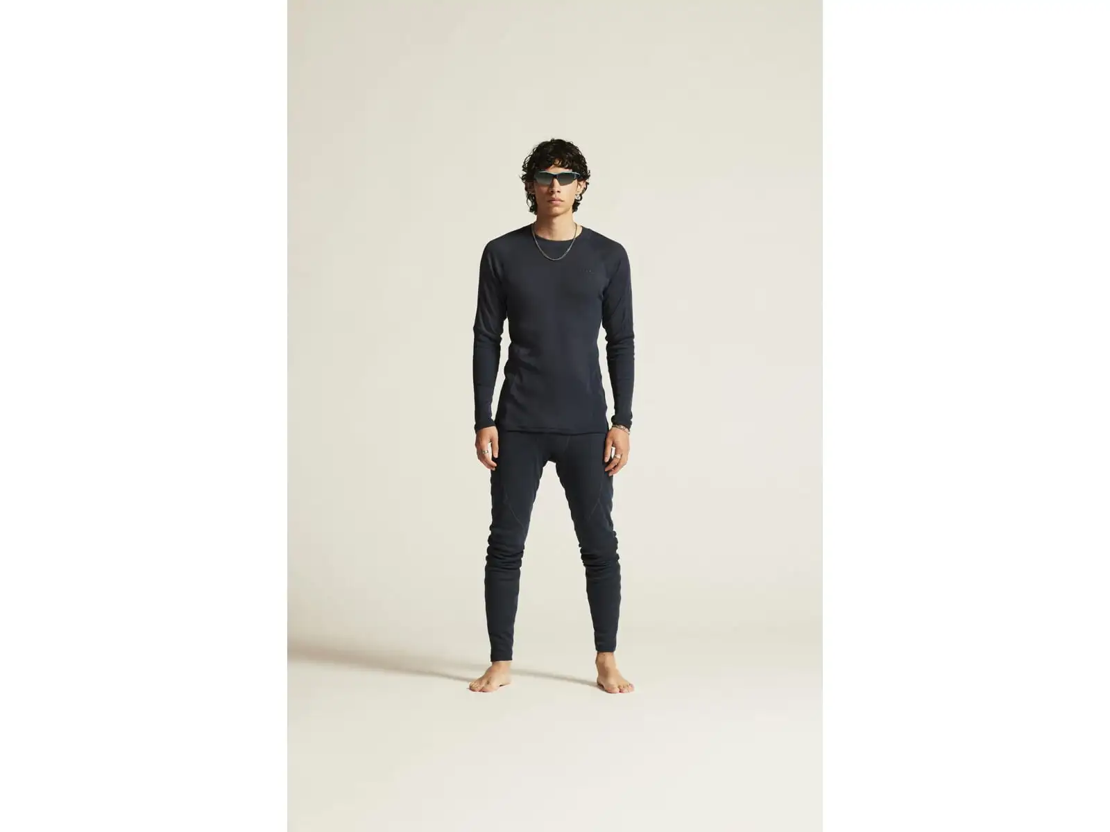 Craft Core Warm Baselayer męski zestaw funkcyjny niebieski