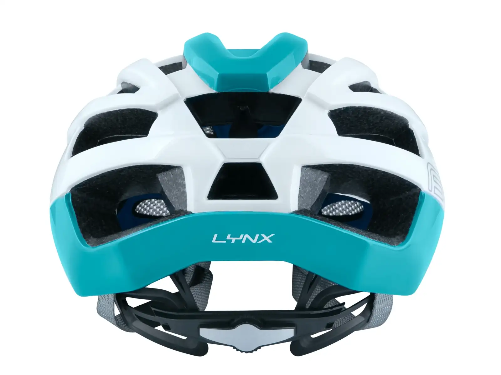 Force Lynx kask biało/turkusowa