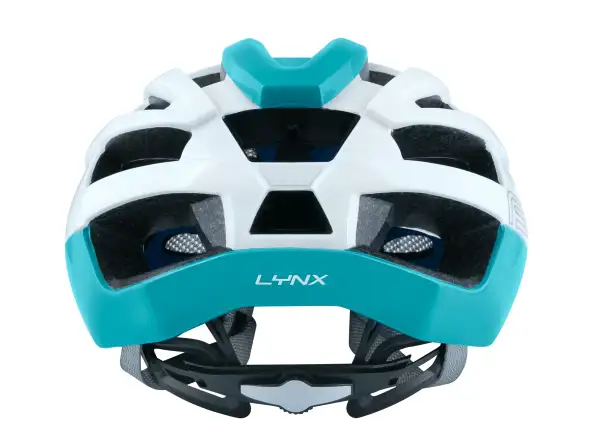 Force Lynx kask biało/turkusowa