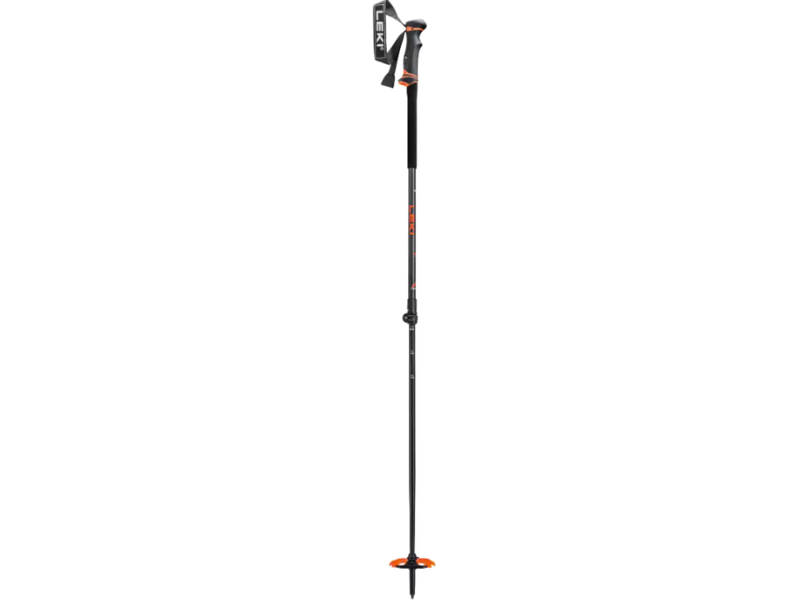 Leki Helicon Lite kije skialpowe Dark anthracite/Neon orange/Black