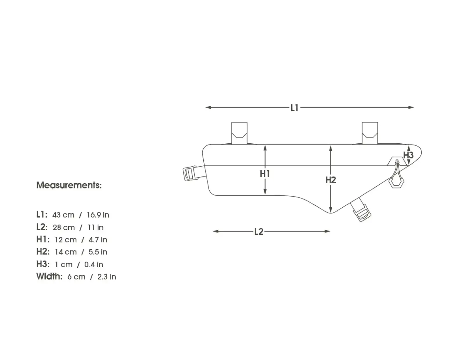 Apidura Expedition compact frame pack 3 l torba na ramę