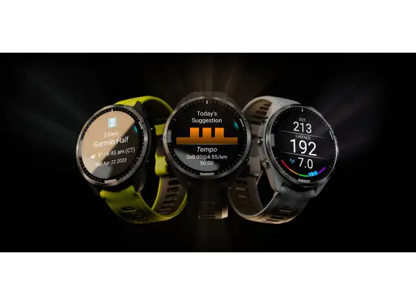 Garmin Forerunner 965 inteligentny zegarek Silver Titan/White
