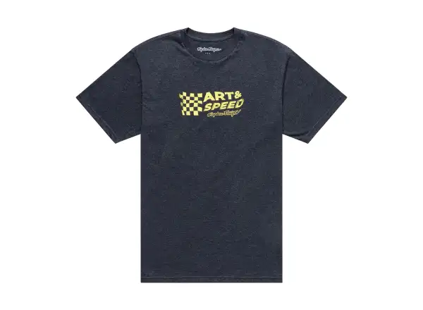 Troy Lee Designs Finish Line męska koszulka krótki rękaw Black heather