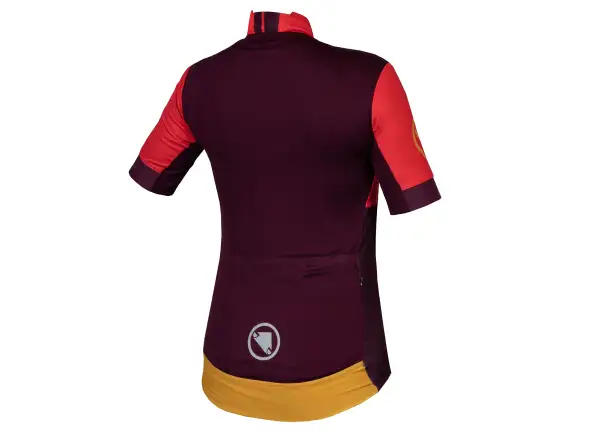 Endura FS260 Print damski dres krótki rękaw Pomegranate