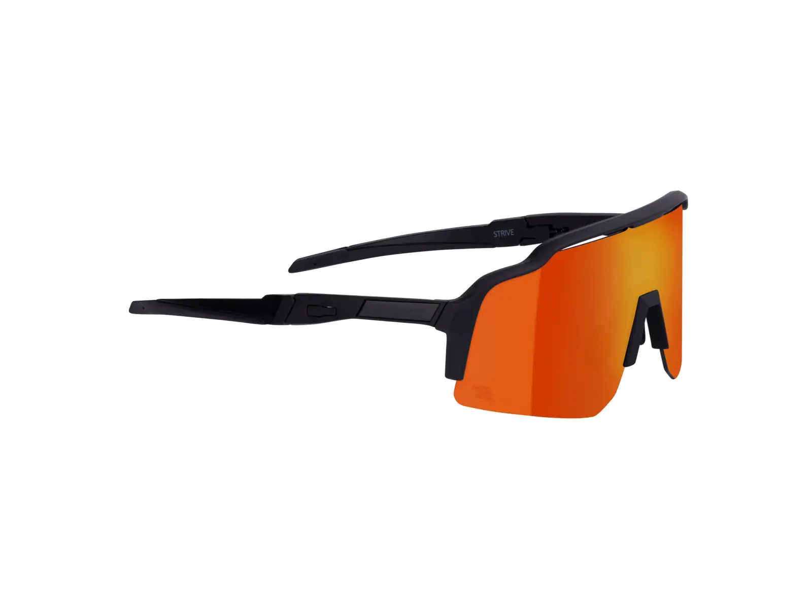 Force Strive okulary czarne/czerwone lustrzane szkło