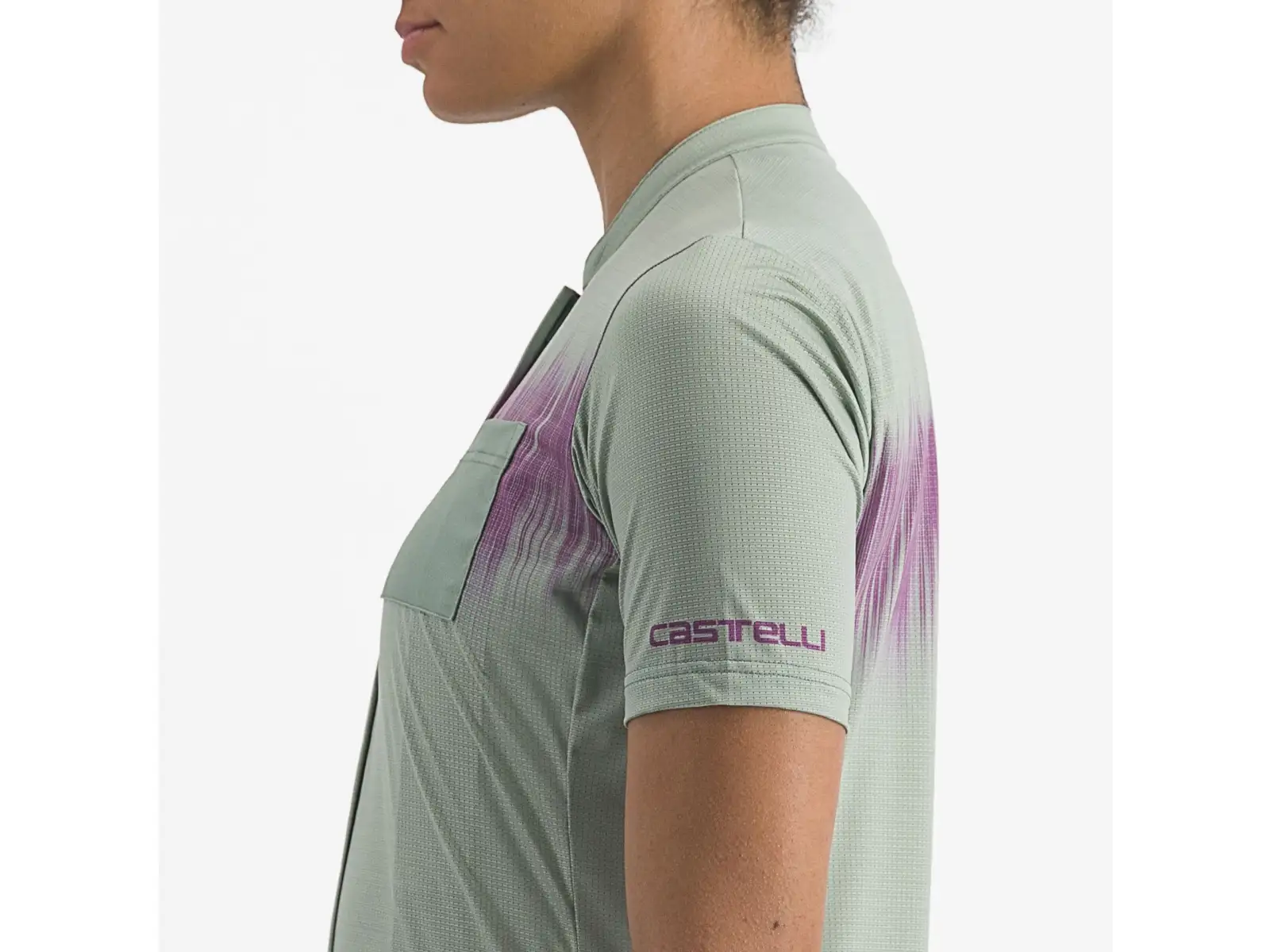 Castelli Unlimited Sentiero 2 damska koszulka z krótkim rękawem Defender Green