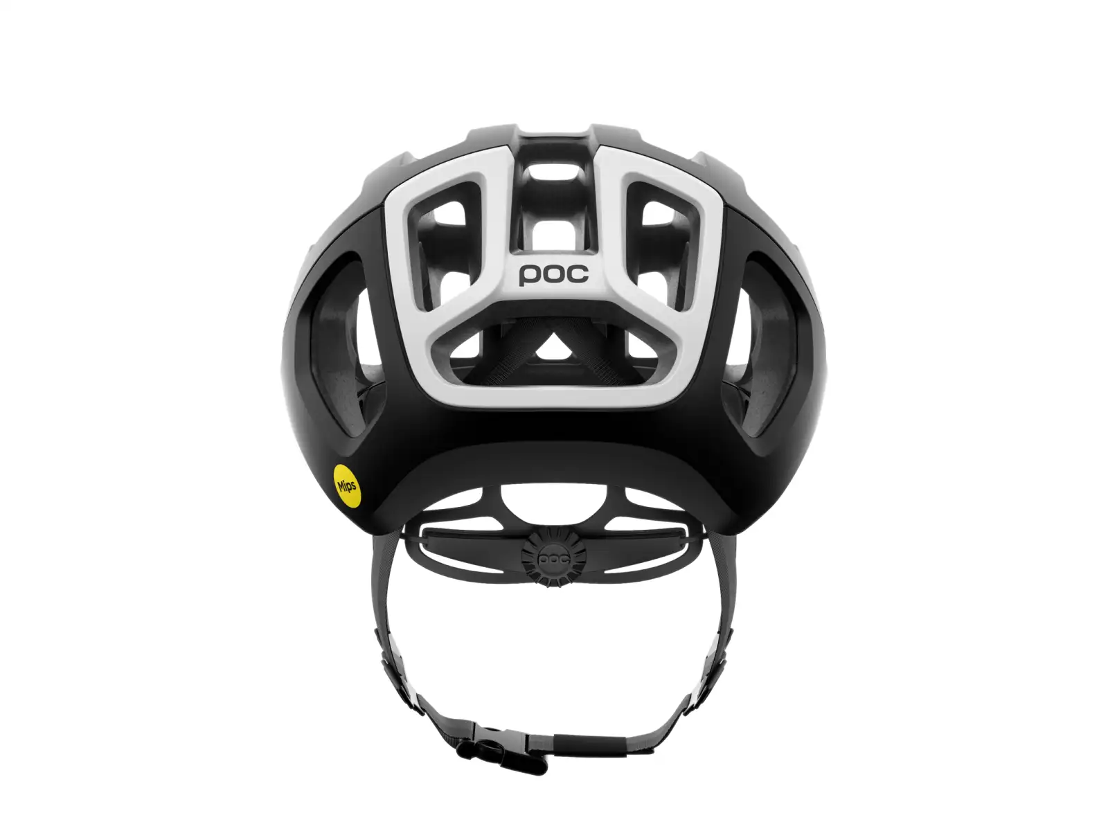 POC Ventral Air WF MIPS szosowy kask Uranium Black Matt/Hydrogen White Matt