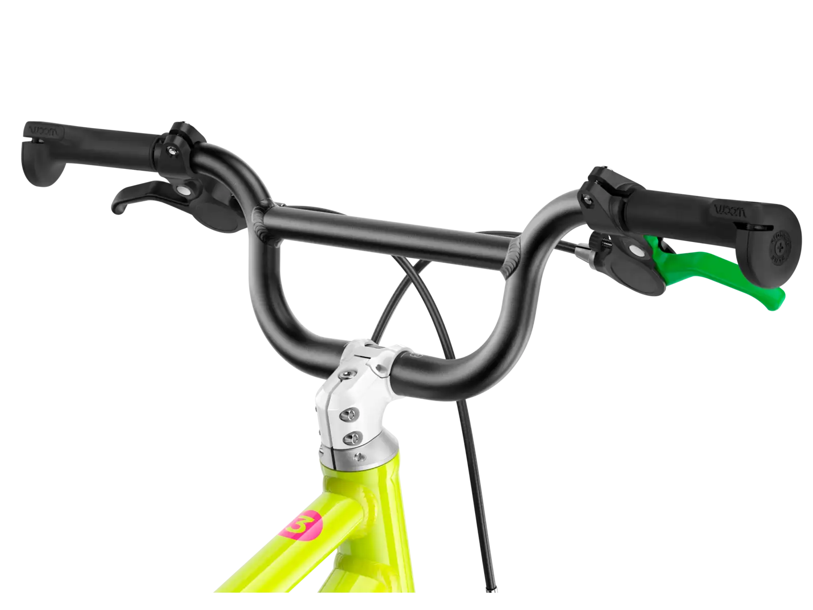 Woom GO 3 rower dziecięcy neon lime