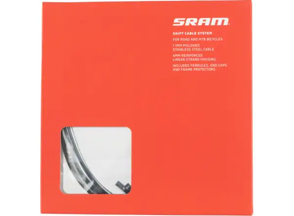 Sram zestaw linki przerzutki i pancerza nierdzewny 4 mm czarna V2