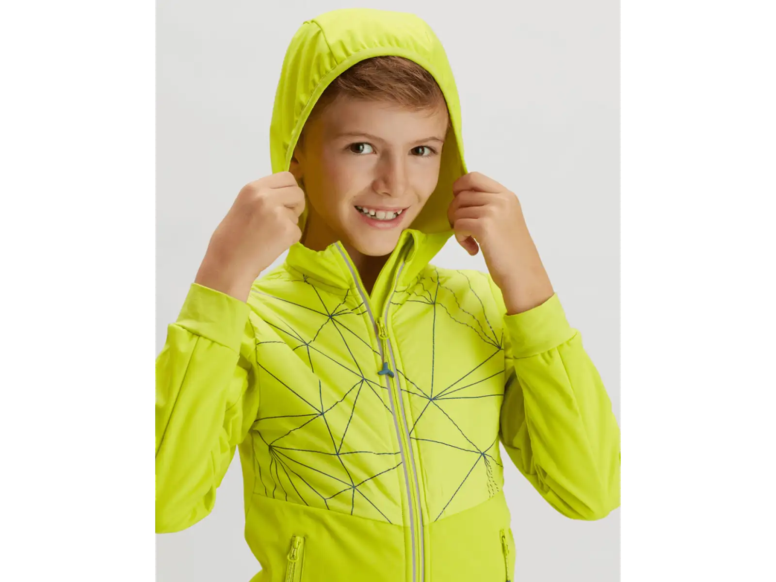 Silvini Rognoza dziecięca kurtka Lime/Ocean