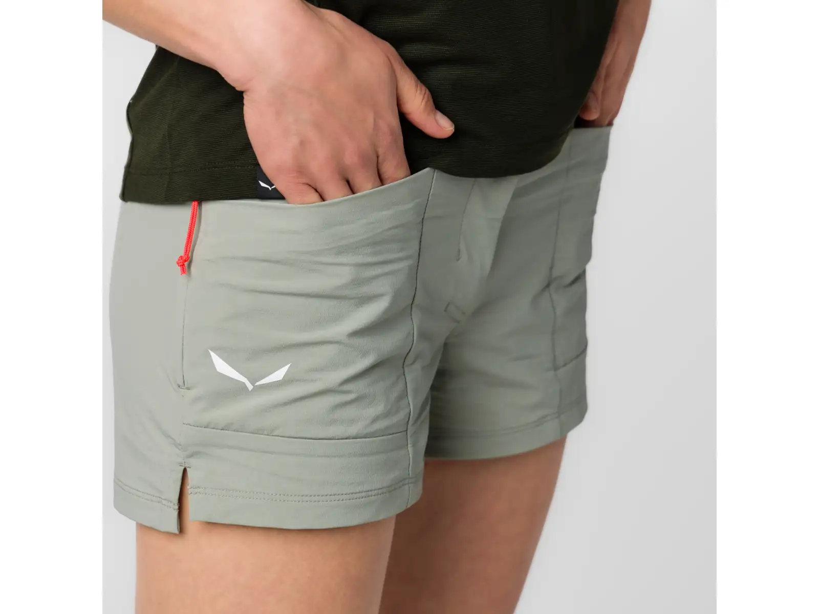 Salewa Puez Durastretch Cargo damskie szorty Zephyr