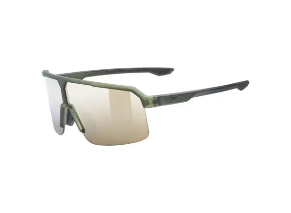Uvex Ramp okulary przeciwsłoneczne Olive Matt/Mirror Gold