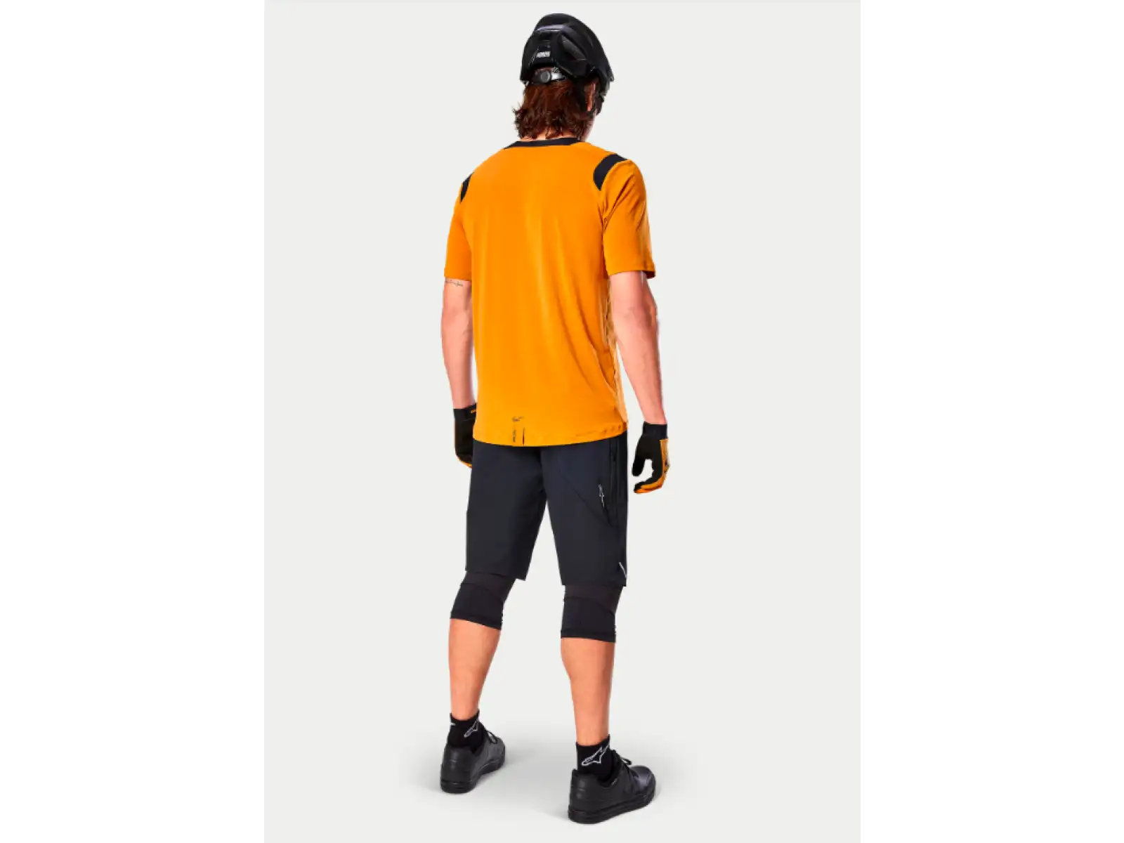 Alpinestars A-Dura Dri Wool męska koszulka krótki rękaw Dark Gold