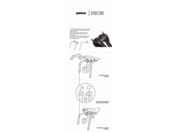 Woho Saddle Bag V2 stabilizator Black