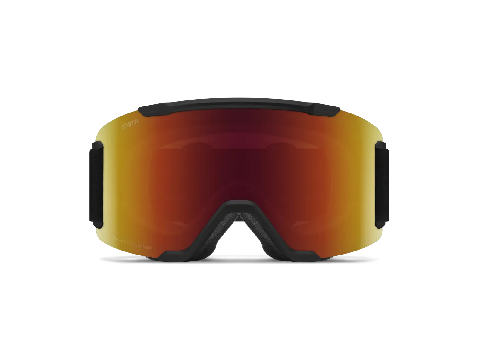 Smith Squad gogle narciarskie Black / ChromaPop Sun Red Mirror (2 szyby)
