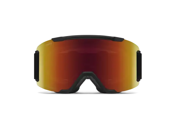 Smith Squad gogle narciarskie Black / ChromaPop Sun Red Mirror (2 szyby)