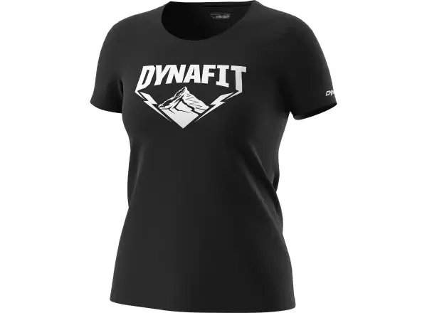 Dynafit Graphic Cotton damski t-shirt z krótkim rękawem Black Out/Hardcore