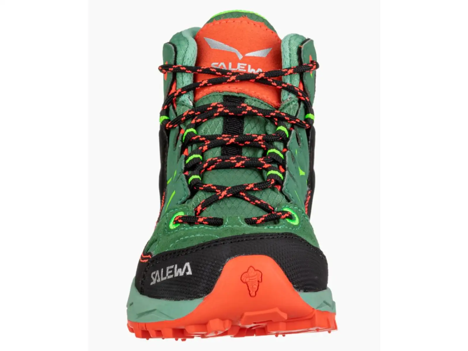 Salewa Alp Trainer Mid GTX dziecięce outdoorowe buty Myrtle Tender Shot