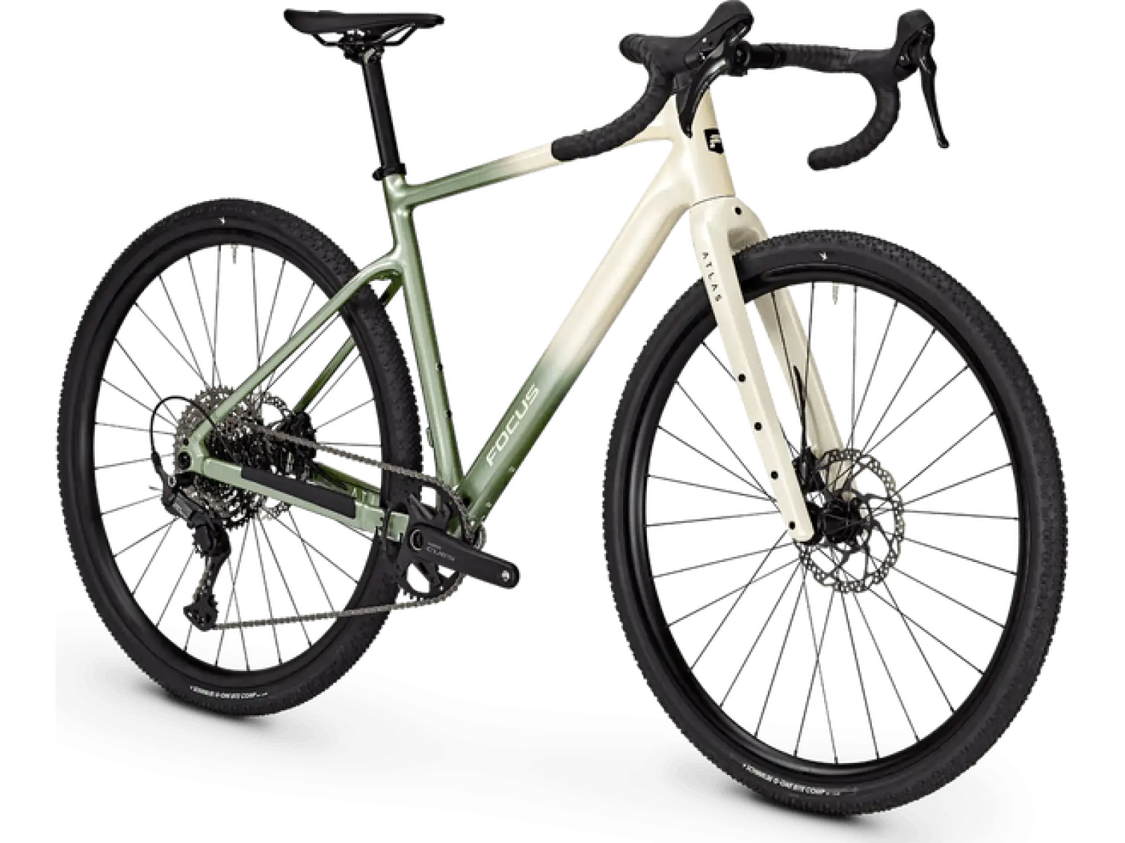 Focus Atlas 6.7 rower gravel Champagne/Mintgrey