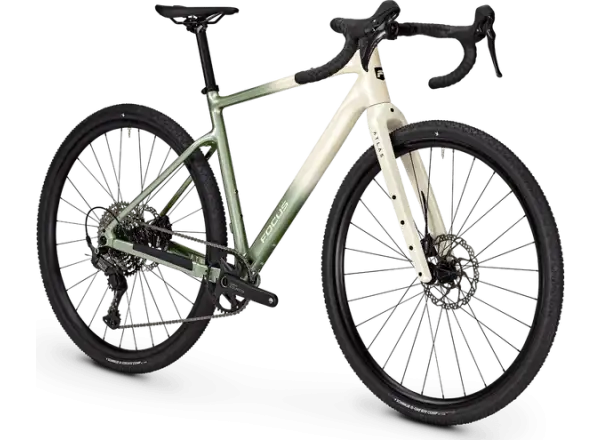 Focus Atlas 6.7 rower gravel Champagne/Mintgrey