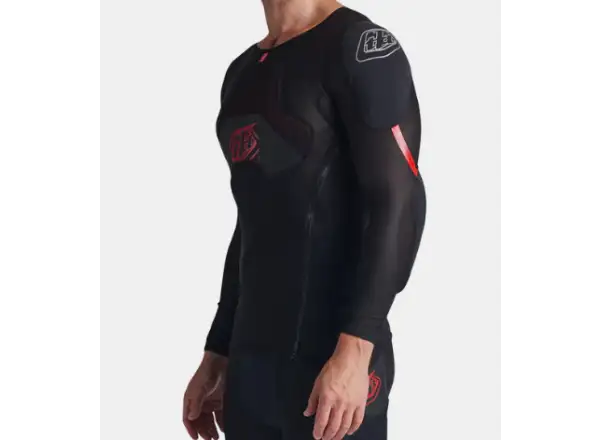 Troy Lee Designs Stage Ghost D3O Solid ochranna kamizelka z długim rękawem Black