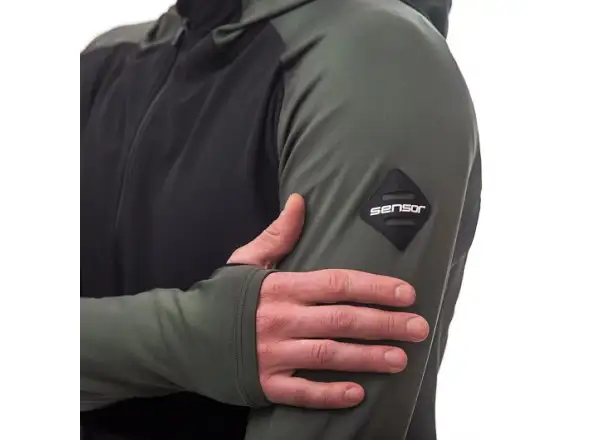 Sensor Coolmax Thermo męska kurtka Olive Green/czarna