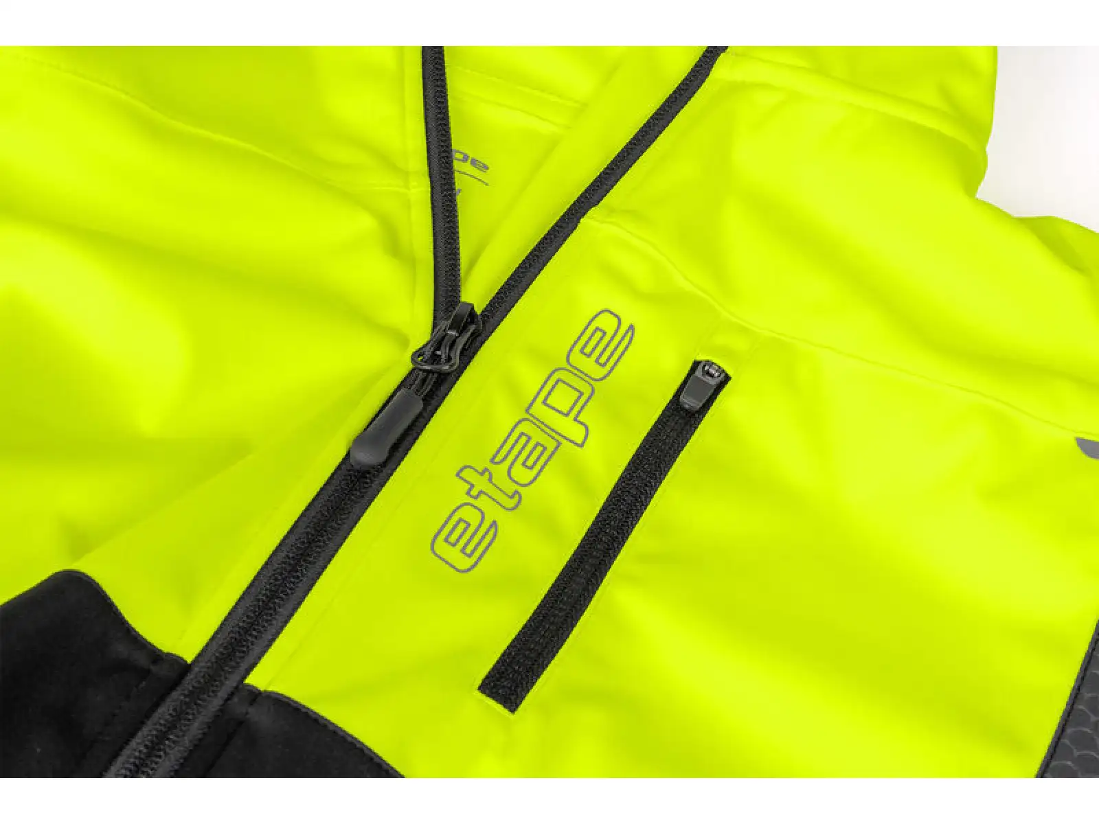 Etape Strong 2.0 męska kurtka czarna/żółta fluo