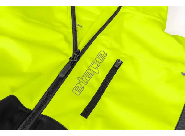 Etape Strong 2.0 męska kurtka czarna/żółta fluo