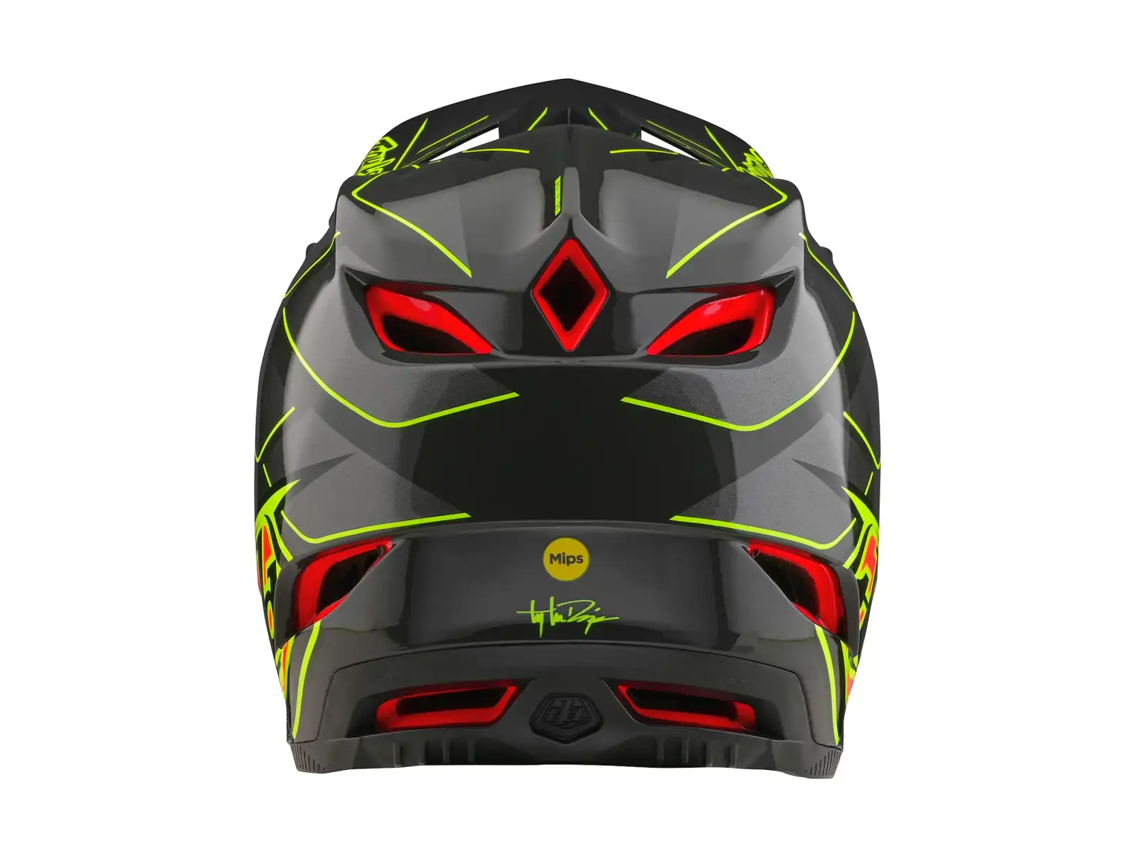 Troy Lee Designs D4 Composite Ghostwing kask Gray