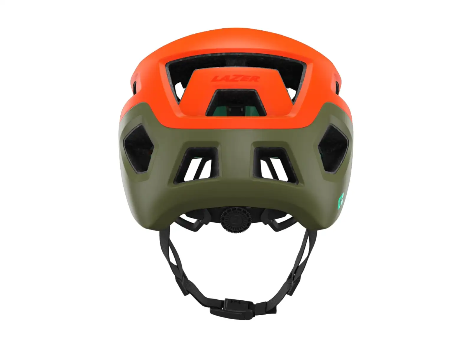 Lazer Coyote KinetiCore kask pomarańczowy / zielony