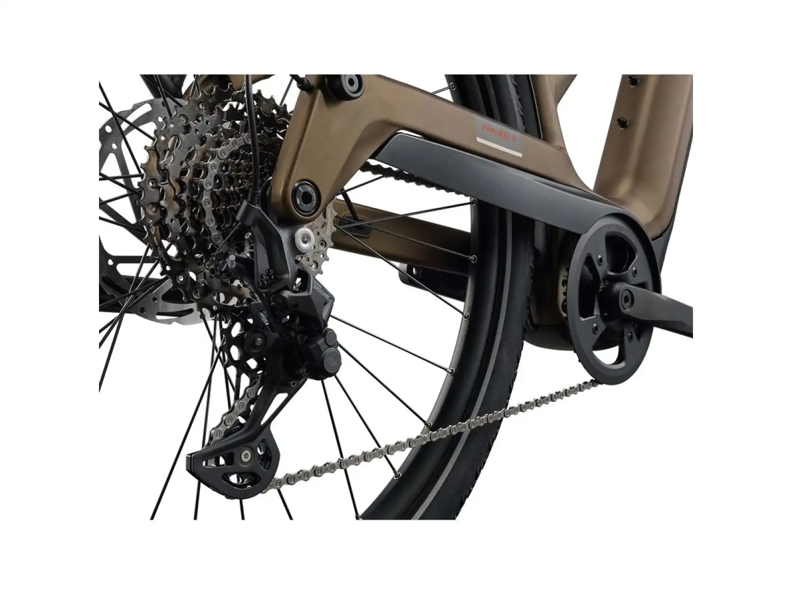 Giant Explore E+ 3 STA rower trekkingowy elektryczny Pyrite Brown