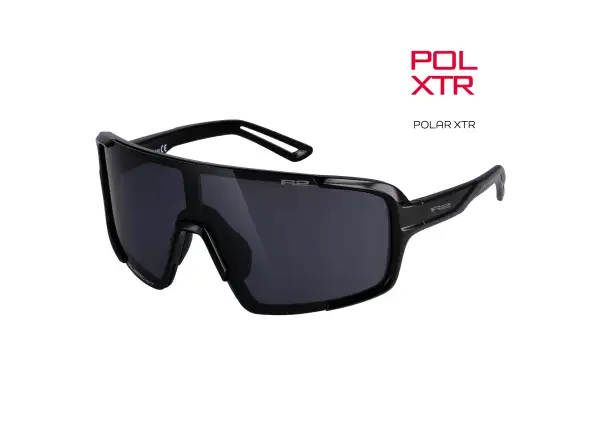 R2 Impulse okulary przeciwsłoneczne czarna błyszcząca/dymna