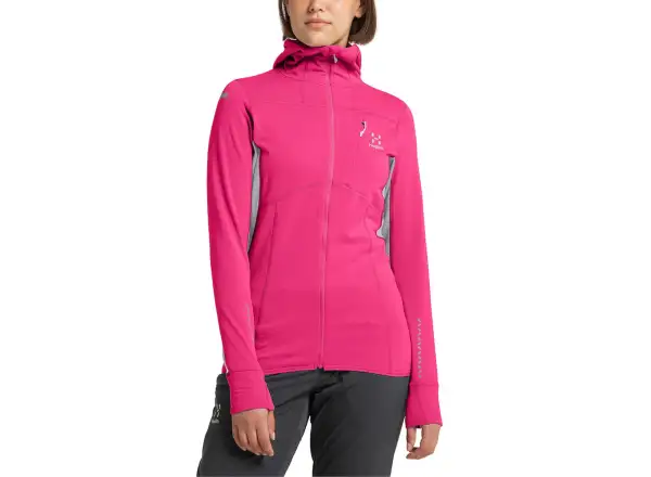 Haglöfs L.I.M. Mid Comp Hood damska bluza różowa
