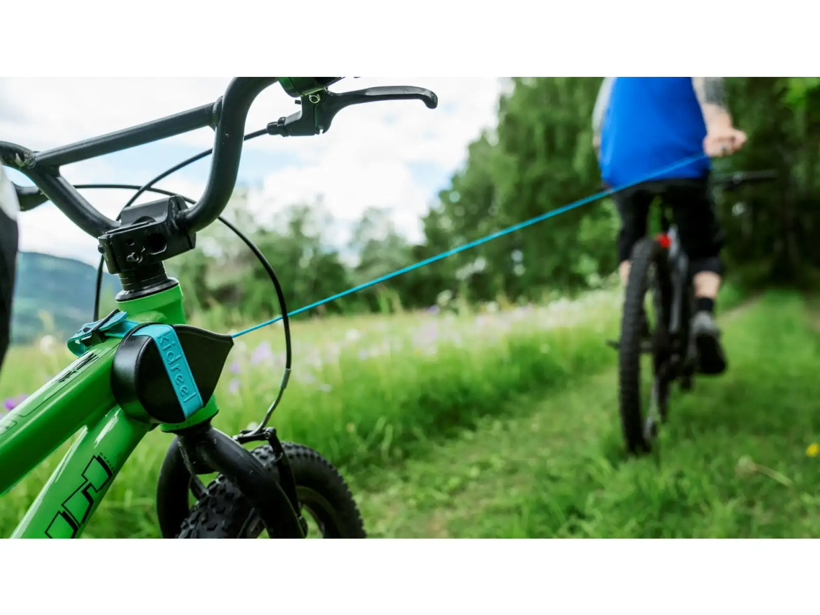 Kidreel zwijacz do rowerów dziecięcych niebieska