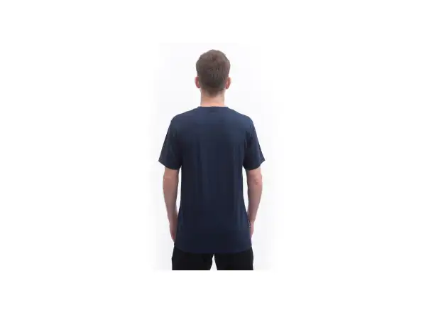 Sensor Merino Active Outside męska koszulka z krótkim rękawem Deep Blue