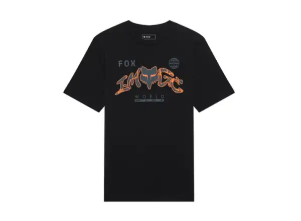 Fox Yth Image Print koszulka dziecięca krótki rękaw Ultra Black