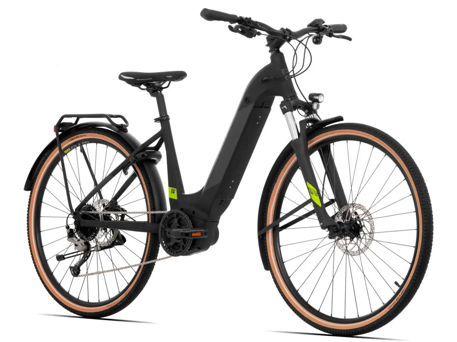 Rock Machine Crossride e500 B Touring krosowy rower elektryczny Matte Black/Grey