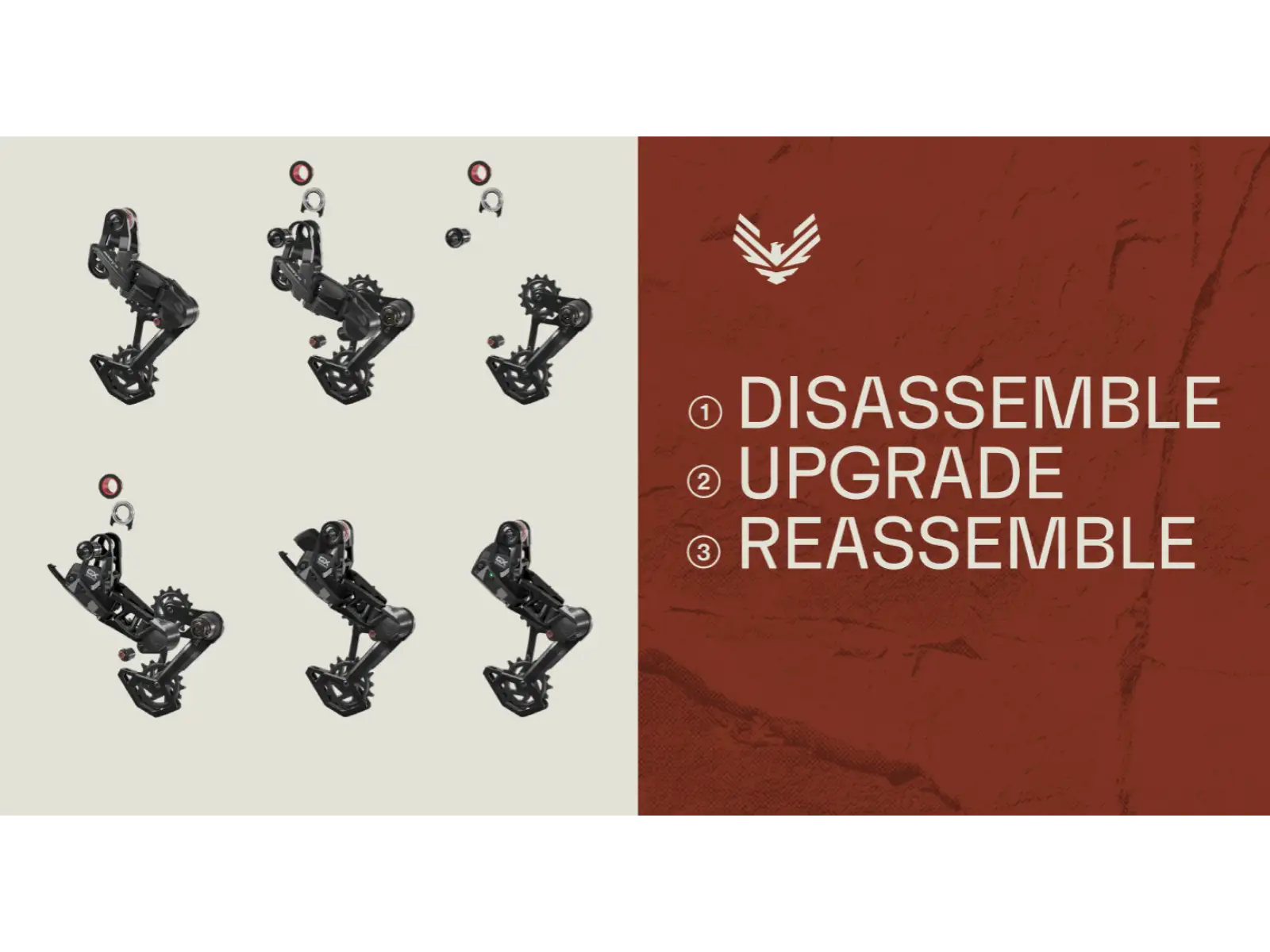 Sram GX Eagle AXS Transmission Zestaw Ulepszeń