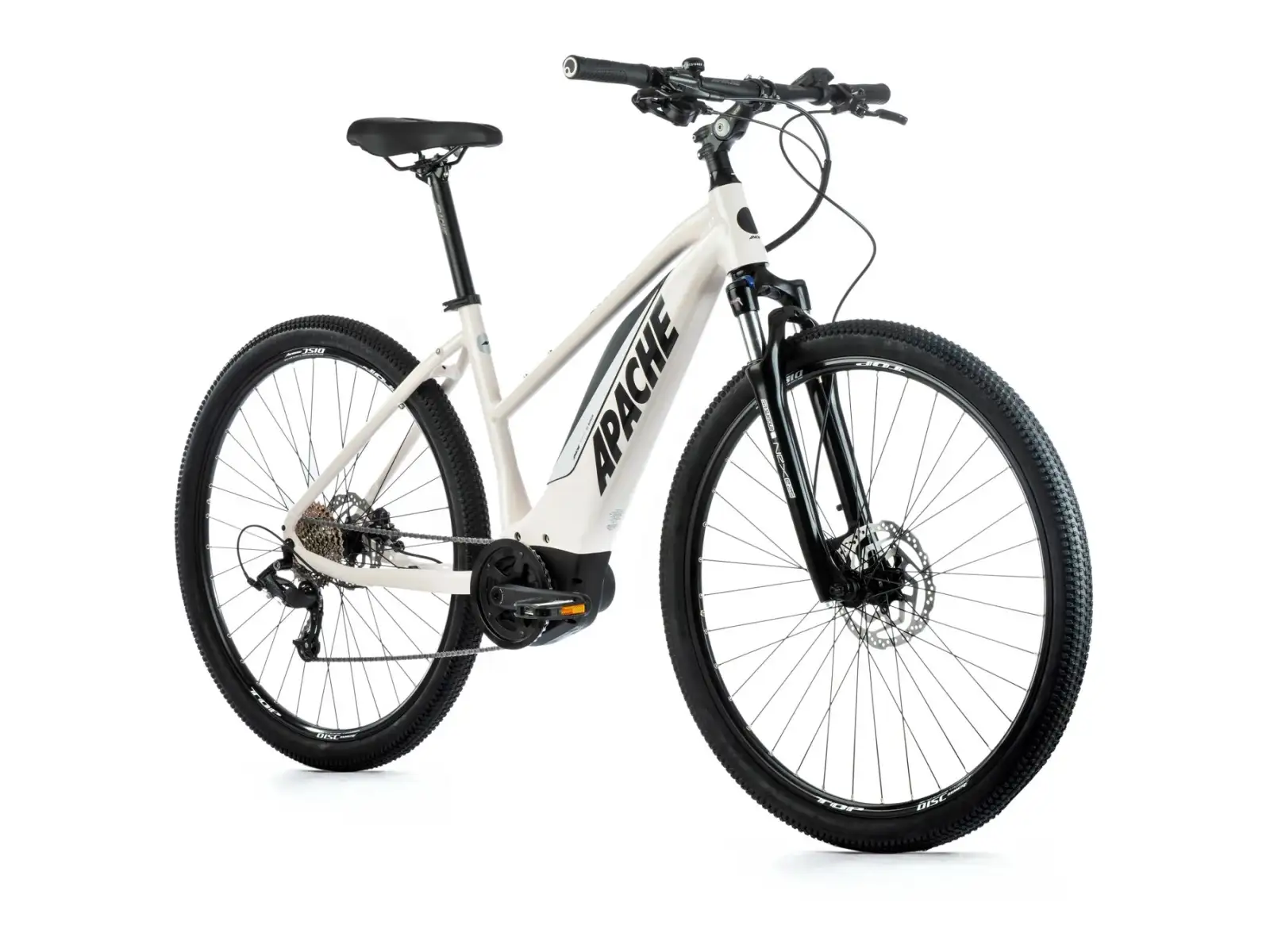 Apache Matta 3 Bosch MTB damski rower elektryczny biały