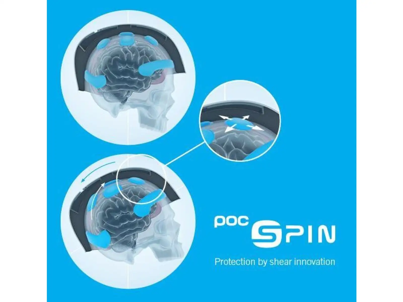 POC Ventral SPIN kask Uranium Black Matt