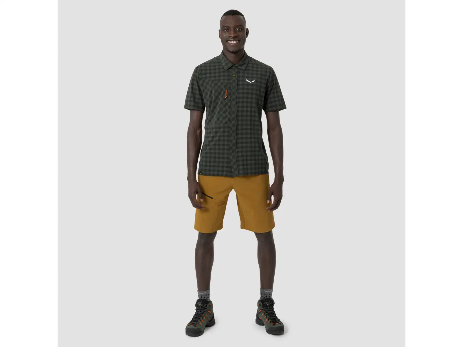 Salewa Puez Dry męska koszula Bombay Brown