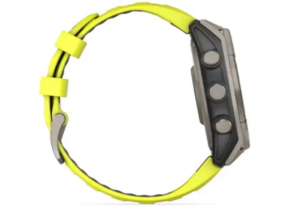 Garmin fenix 8 - 47 mm Solar Sapphire inteligentny zegarek Titanium Yellow/Graphite
