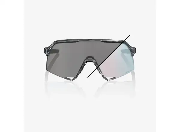 100% S3 okulary przeciwsłoneczne Polished Translucent Grey/Rose Gold Mirror Photochromic