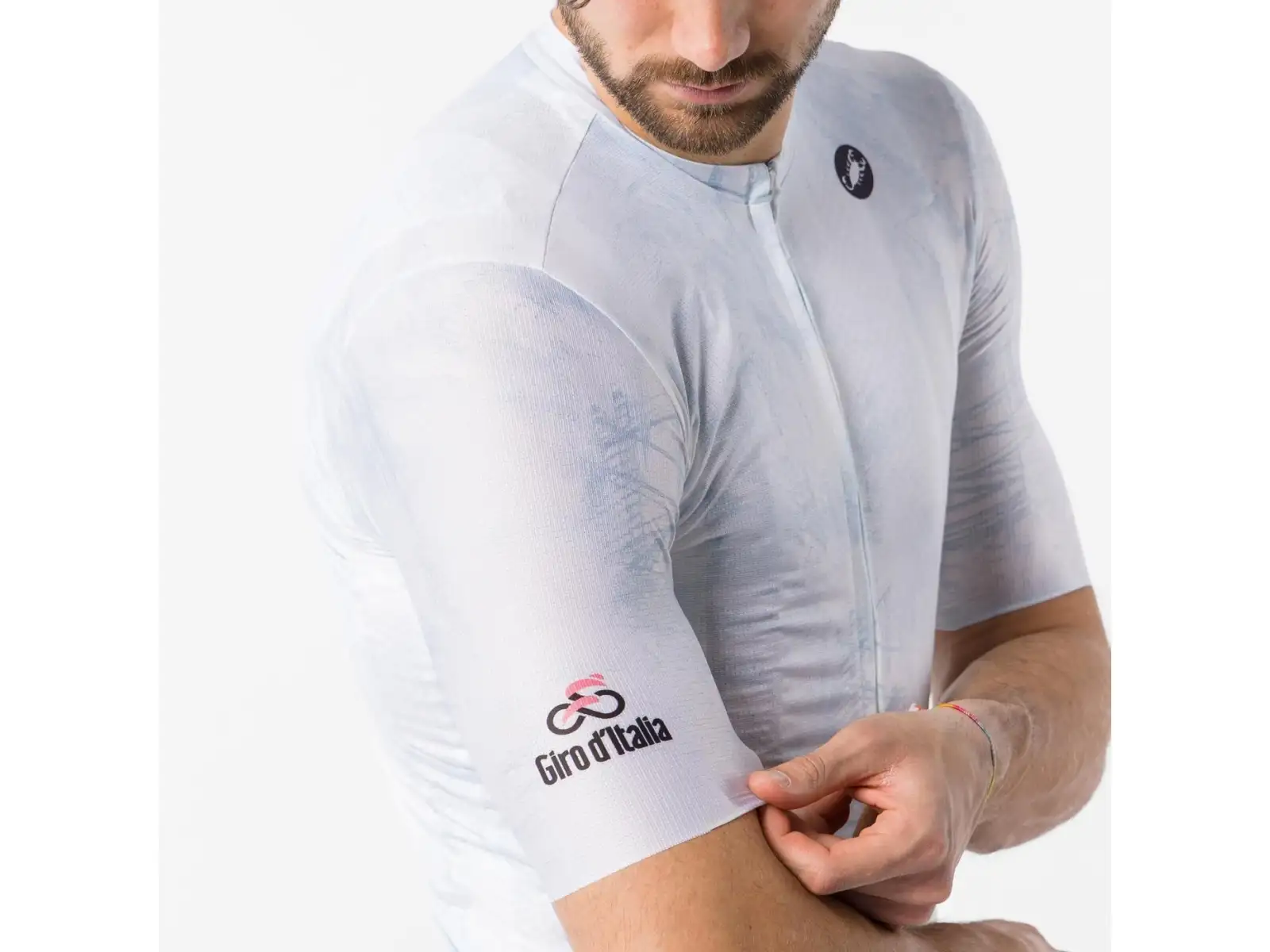 Castelli Giro 109 Trofeo męska koszulka z krótkim rękawem Ivory