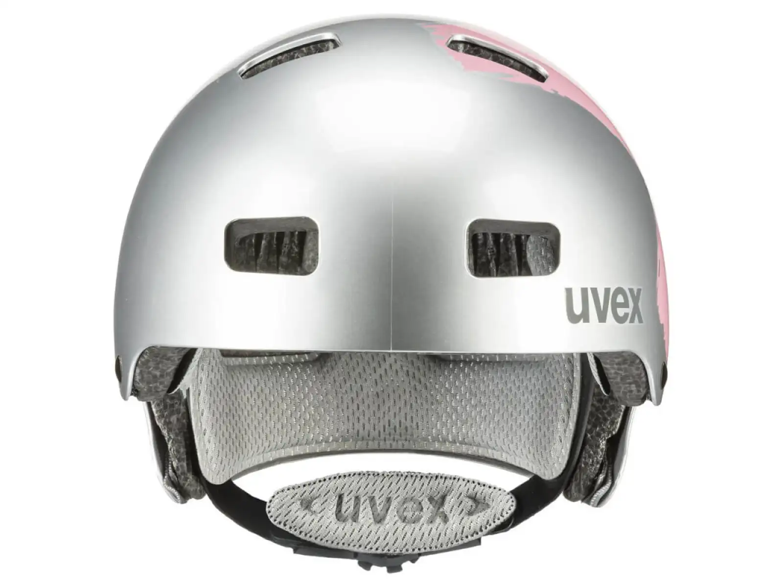 Uvex Kid 3 kask Silver/Rosé