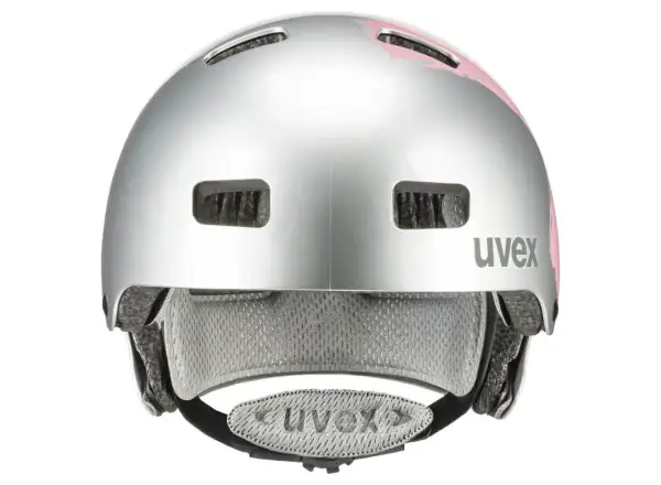 Uvex Kid 3 kask Silver/Rosé