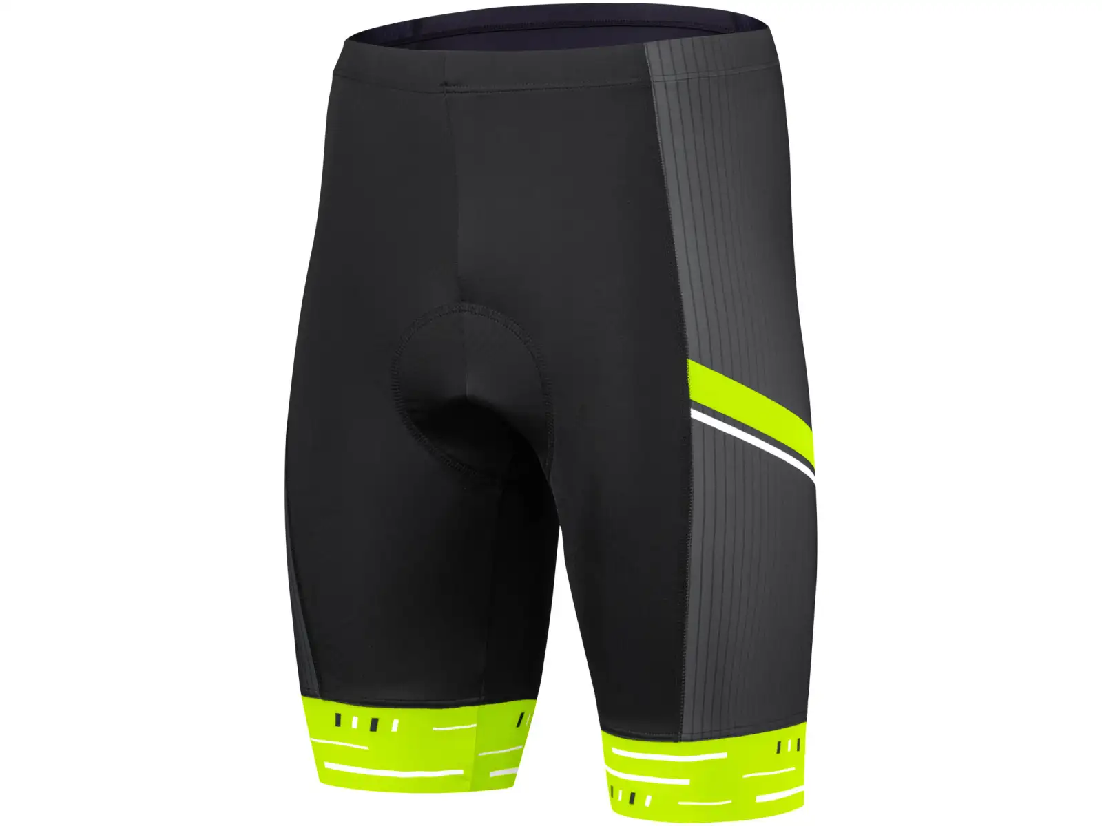 Etape Racing 2.0 męskie spodenki z wkładką czarna/żółta fluo