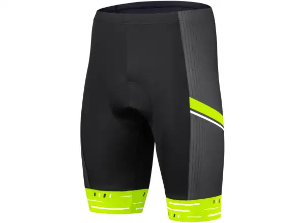 Etape Racing 2.0 męskie spodenki z wkładką czarna/żółta fluo
