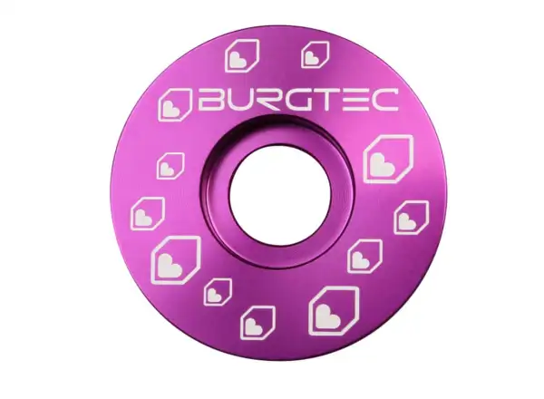 Burgtec Top Cap zaślepka zestawu sterowego fioletowa